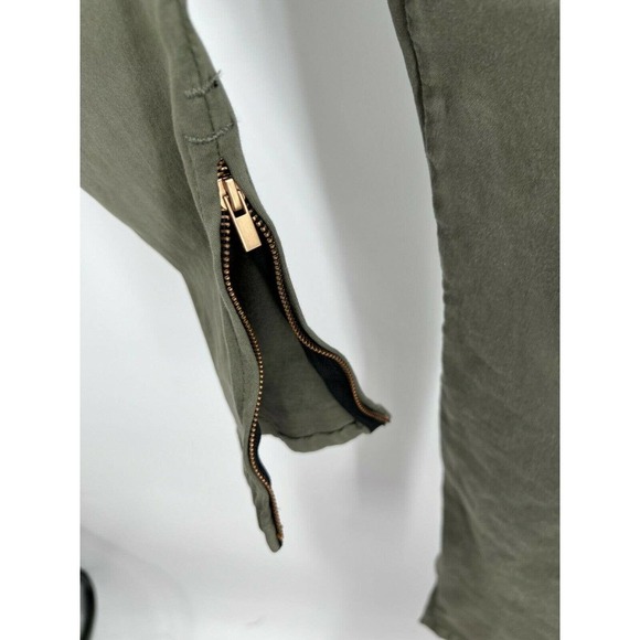Joe's Jeans Womens Size XS The Jean Legging Khaki Olive Pull On Ankle Zip Pants - Picture 4 of 7